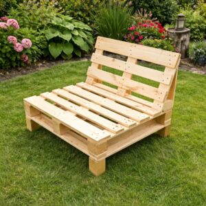 2 Seater Pallet Sofa (Reclined)